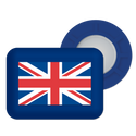 BibBits | UK Flag | Navy
