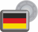 BibBits | Germany Flag | Silver