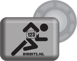 BibBits | 123 Runner | Silver