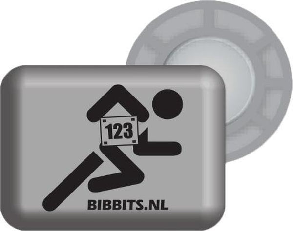 BibBits | 123 Runner | Silver