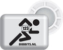 BibBits | 123 Runner | White