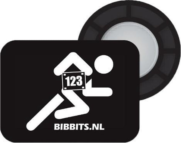 BibBits | 123 Runner | Black