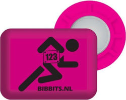BibBits | 123 Runner | Pink