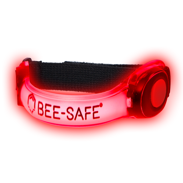 Bee Safe | Led Safety Band  - red - one size