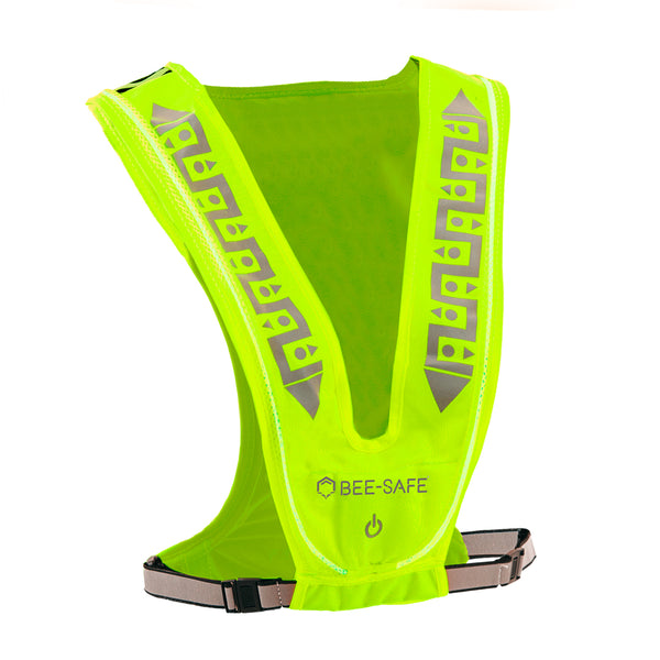 Bee Safe | Led Vest USB - lime - one size