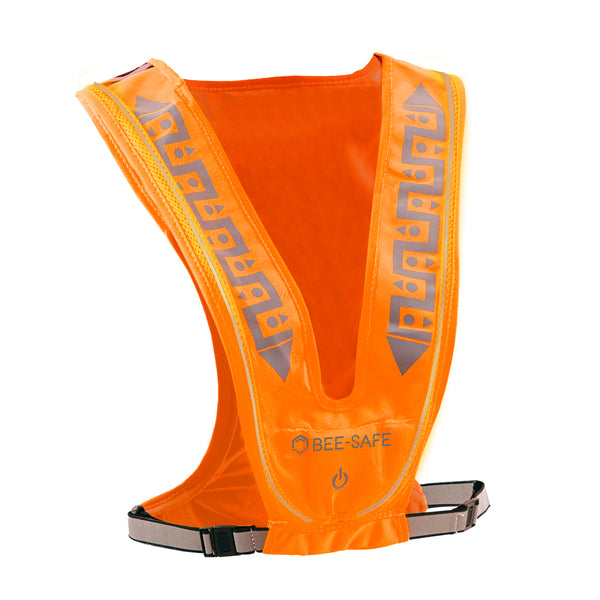 Bee Safe | Led Vest USB - orange - one size