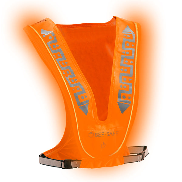 Bee Safe | Led Vest USB - orange - one size