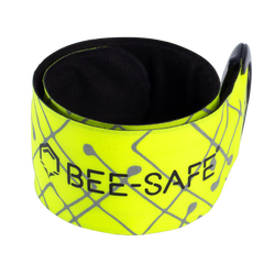 Bee Safe | Led Click Band USB  - lime - one size