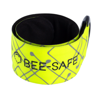 Bee Safe | Led Click Band USB  - lime - one size