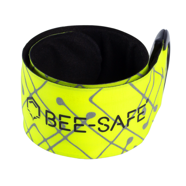 Bee Safe | Led Click Band USB  - lime - one size