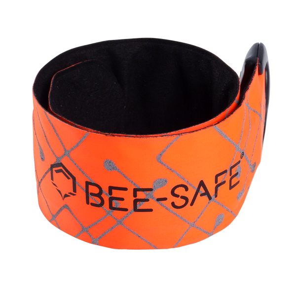 Bee Safe | Led Click Band USB  - orange - one size