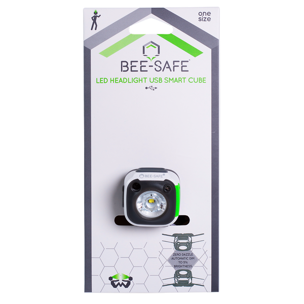 Bee Safe | Led Headlight USB Smart Cube - white - one size