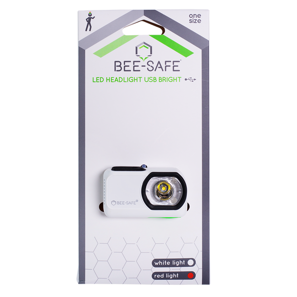 Bee Safe | Led Headlight USB Bright - white - one size