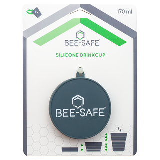 Bee Safe | Silicone Drinkcup - Anthracite - 170ml