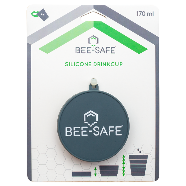 Bee Safe | Silicone Drinkcup - Anthracite - 170ml