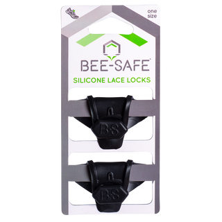 Bee Safe | Silicone Lace Locks - Black - one size