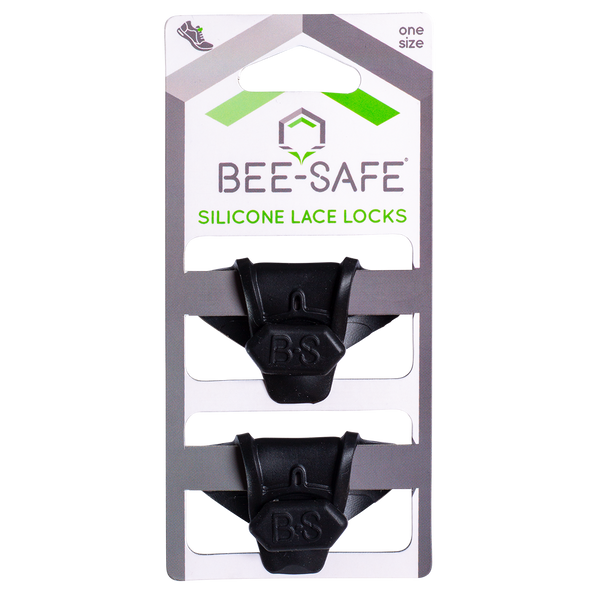 Bee Safe | Silicone Lace Locks - Black - one size