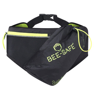 Bee Safe | Waistbelt ( excl. 500 ML ) - Black - Lime - one size