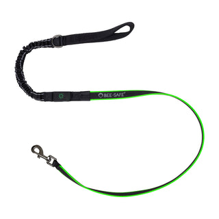 Dog Leash RUNNING USB - Black - Lime - one size