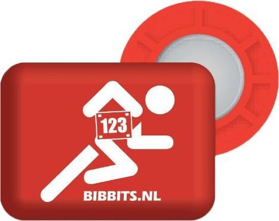 BibBits | 123 Runner | Red