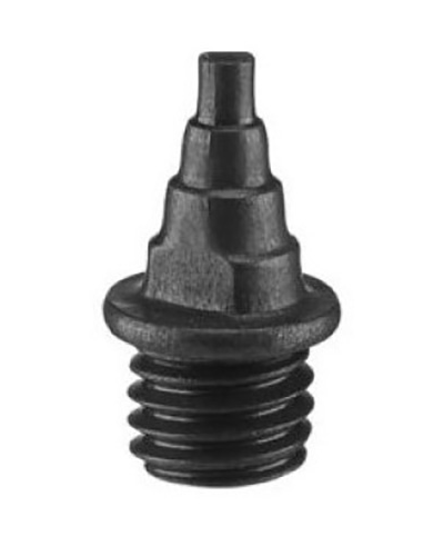 ALU SPIKE 5MM XMASS TREE BLACK 12 PCS