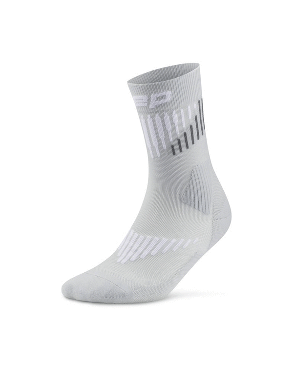 CEP | Core run merino socks 3.0 | Mid Cut | grey/white | Men | V