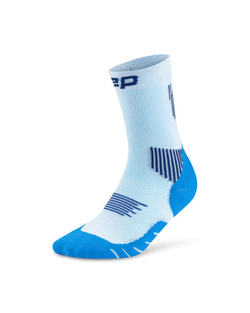 CEP | Core Run Socken 5.0 | Mittelhoch geschnitten | Damen | Blau/Eis | II