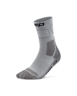 CEP | Hiking light cushion socks | Mid cut | grey/dark grey | Men | III
