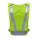 Bee Safe | Led Vest USB phone pocket - lime - one size