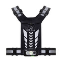 Bee Safe | Led Harness - USB Phone pocket Glow - Silver