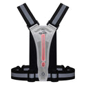 Bee Safe | Led Harness - USB Phone pocket Glow - Silver