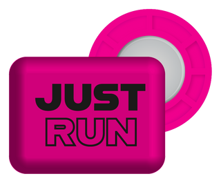 BibBits | Just Run | Pink