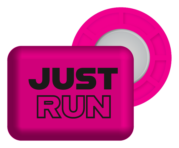 BibBits | Just Run | Pink