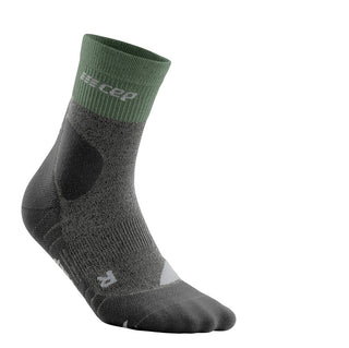 CEP | hiking merino socks midcut | Women | green/grey | 37-40