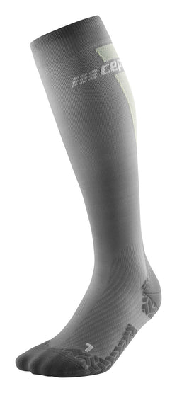 CEP | Ultralight compression socks tall | Men | grey/lime | 42-45