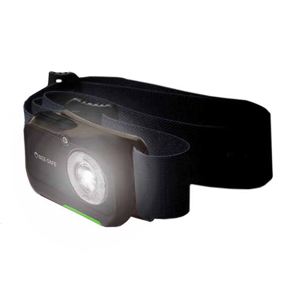 Bee Safe | Dazzler USB headlight 300 lum - Black
