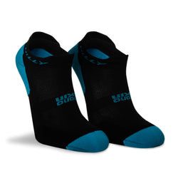 Hilly | Active | Socklet | Min (Twin Pack) | White/Black/Peacock | L