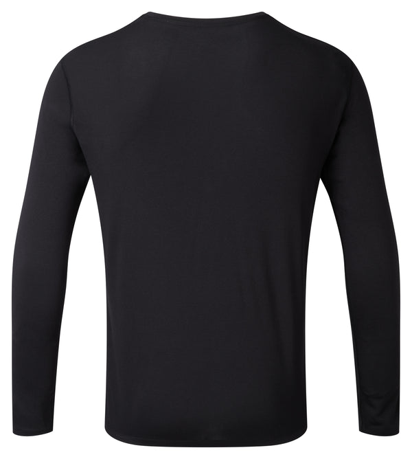 Ronhill | Men's Core L/S Tee | Black/Bright White | XL