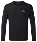 Ronhill | Men's Core L/S Tee | Black/Bright White | XL