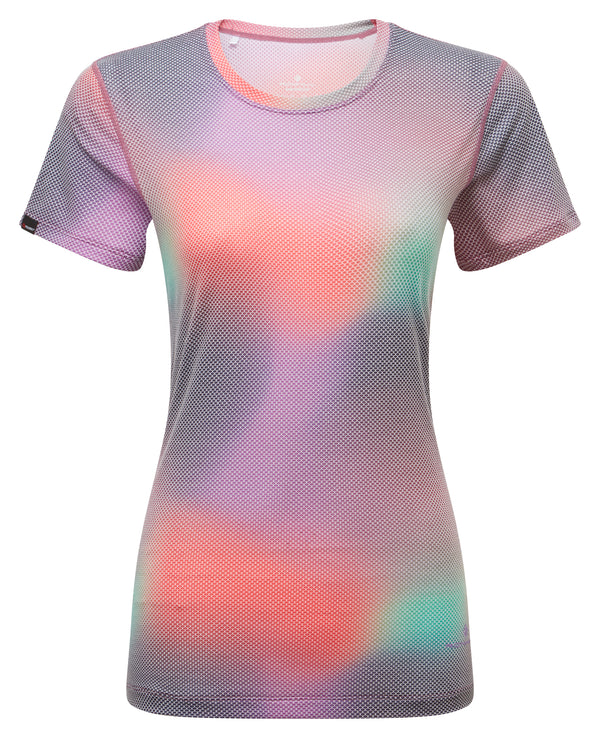 Ronhill | Wmn's Tech Golden Hour Tee | Multi Glow | XL