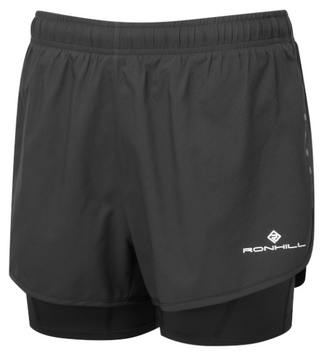 Ronhill | Wmn's Core Twin Short | All Black | S