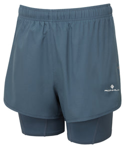 Ronhill | Damen Core Twin Short | EveningHaze | XS