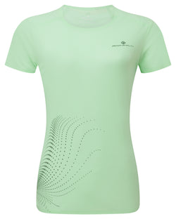 Ronhill | Damen-Tech-Rennshirt Kurzarm | Meerschaum/Laurel | XS