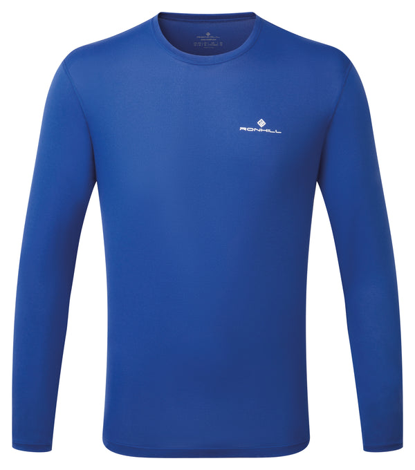 Ronhill | Men's Core L/S Tee | DrkCobalt/BrightWhite | XL