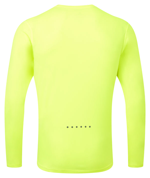 Ronhill | Men's Core L/S Tee | Fluo Yellow/Black | L