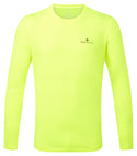 Ronhill | Men's Core L/S Tee | Fluo Yellow/Black | L