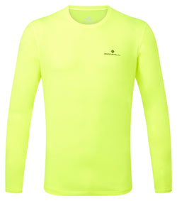 Ronhill | Men's Core L/S Tee | Fluo Yellow/Black | M