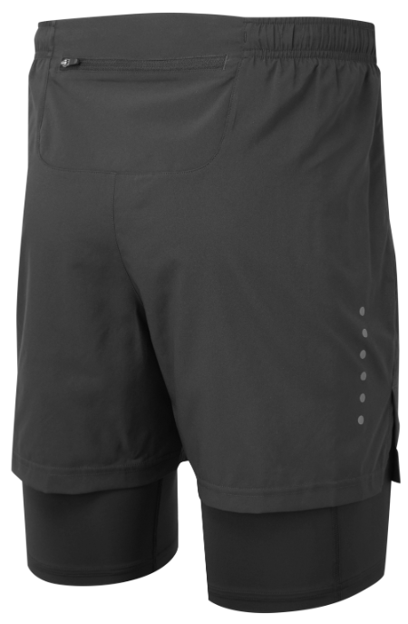 Ronhill | Men's Core Twin Short | Black | XXL