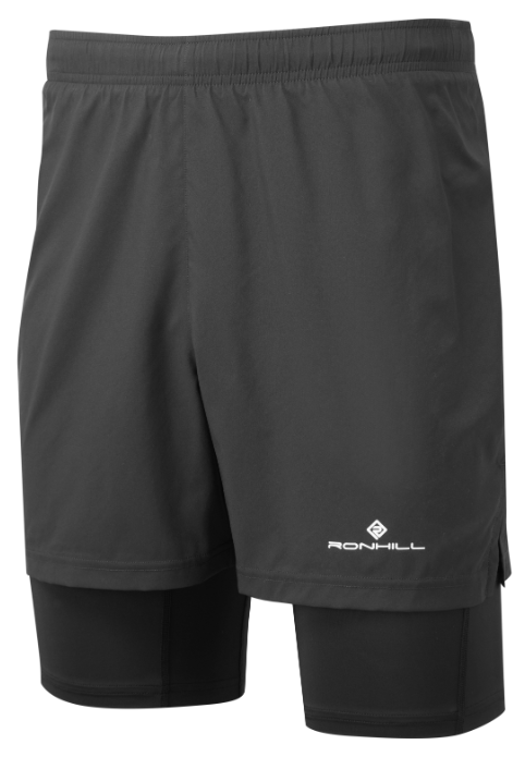 Ronhill | Men's Core Twin Short | Black | XXL