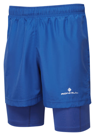 Ronhill | Men's Core Twin Short | DrkCobalt/BrightWhite | XXL